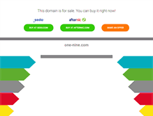 Tablet Screenshot of one-nine.com